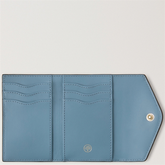 Mulberry Folded Multi-Card Wallet Brighton Blue